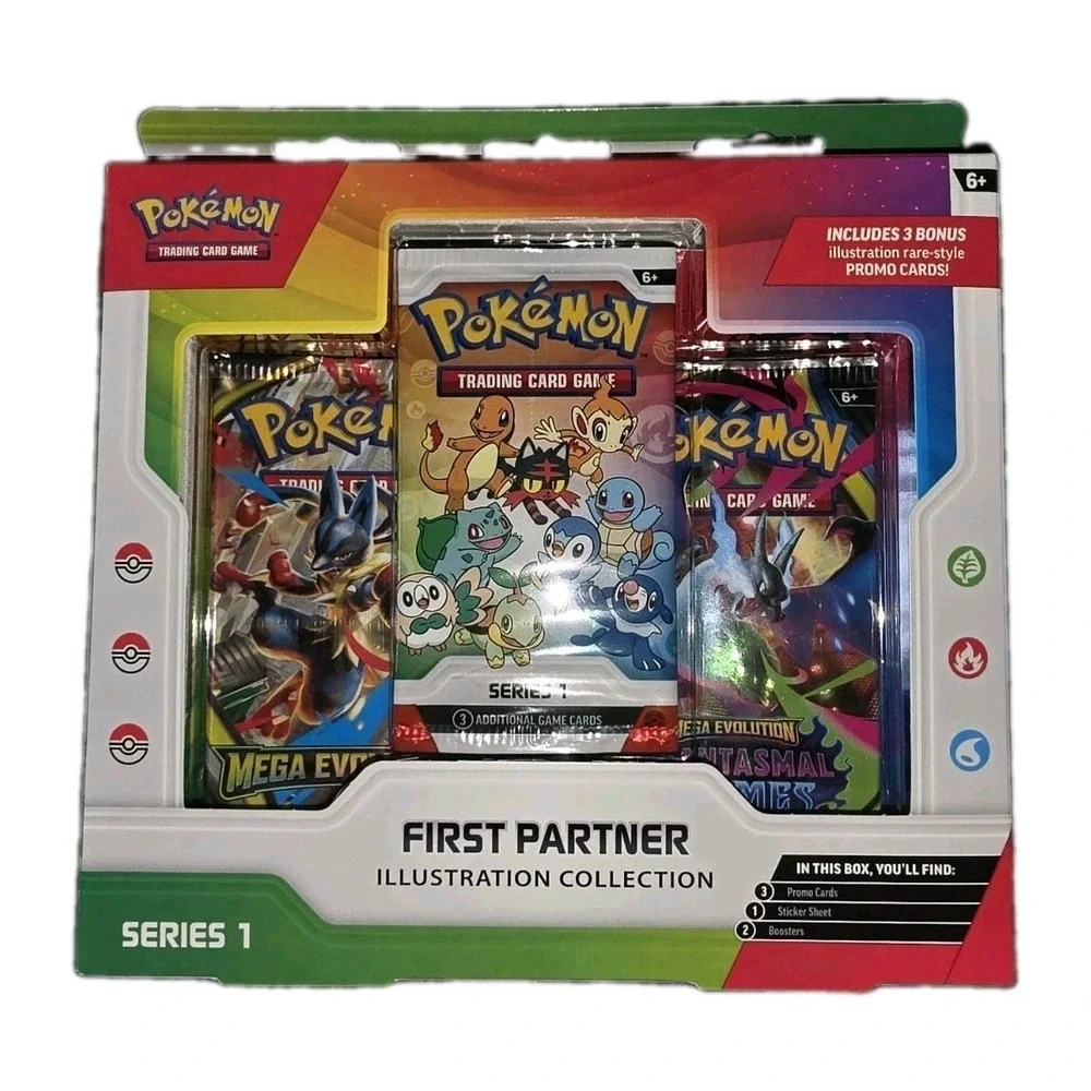 Sealed Pokemon First Partner Illustration Collection (Series 1) New